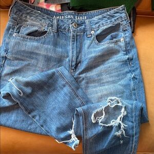 American Eagle Outfitters High Rise Tomgirl Jeans